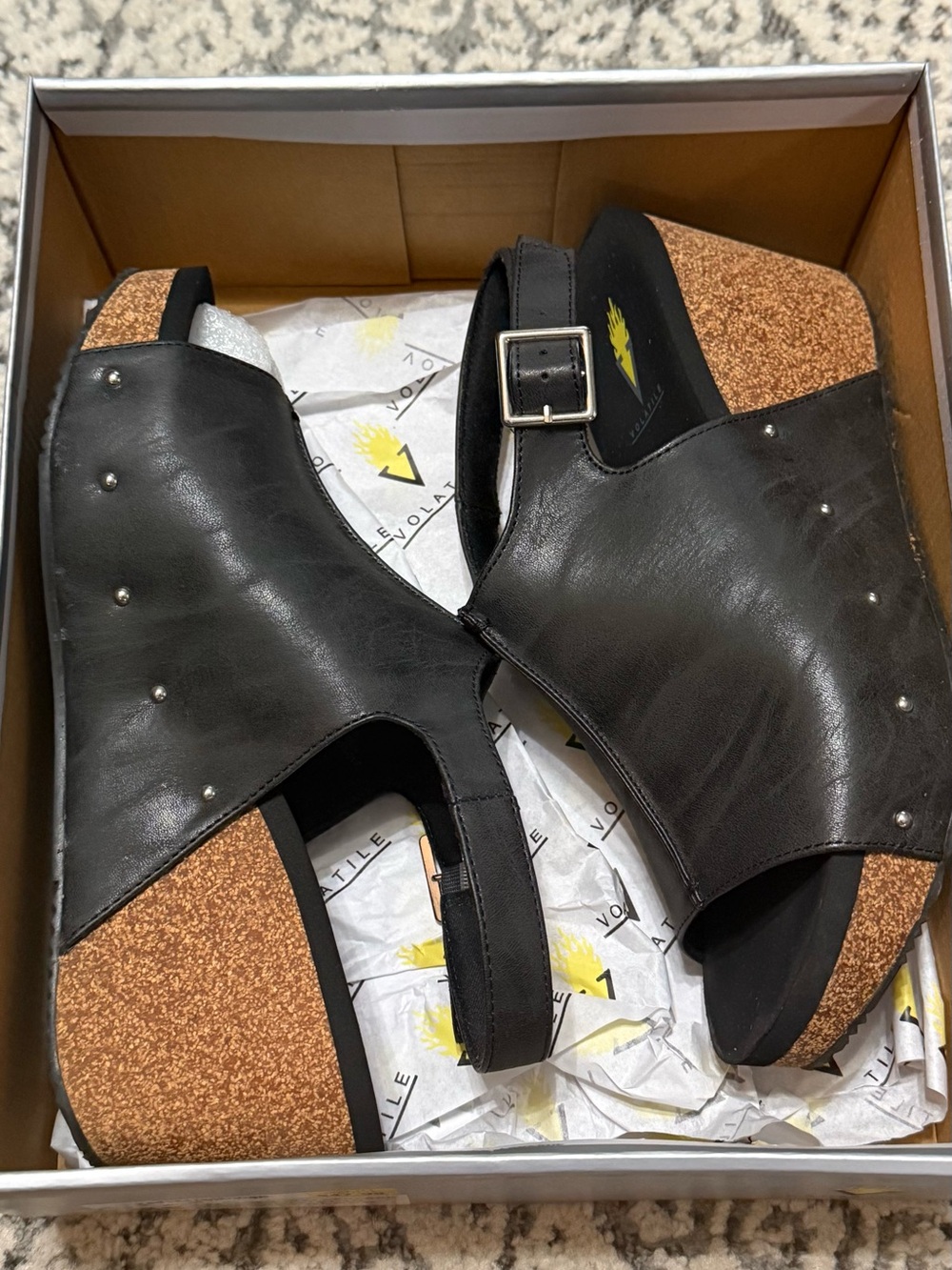 Black wedges